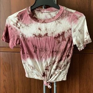 Super soft tie dye crop top